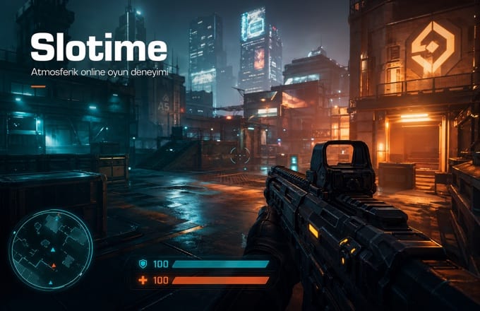 Slotime online oyun platformu arayüz ve deneyim görseli